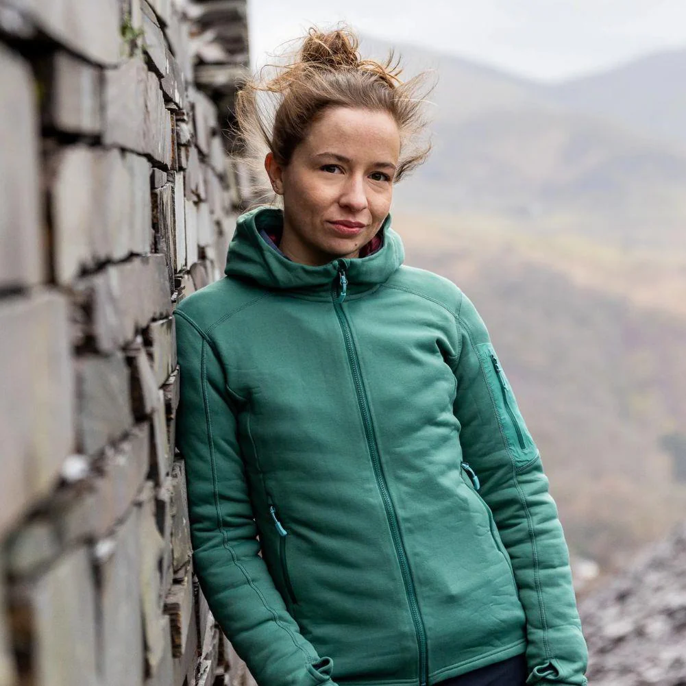Rab Women's Modulus Fleece Hoody (Eucalyptus) - Image 2