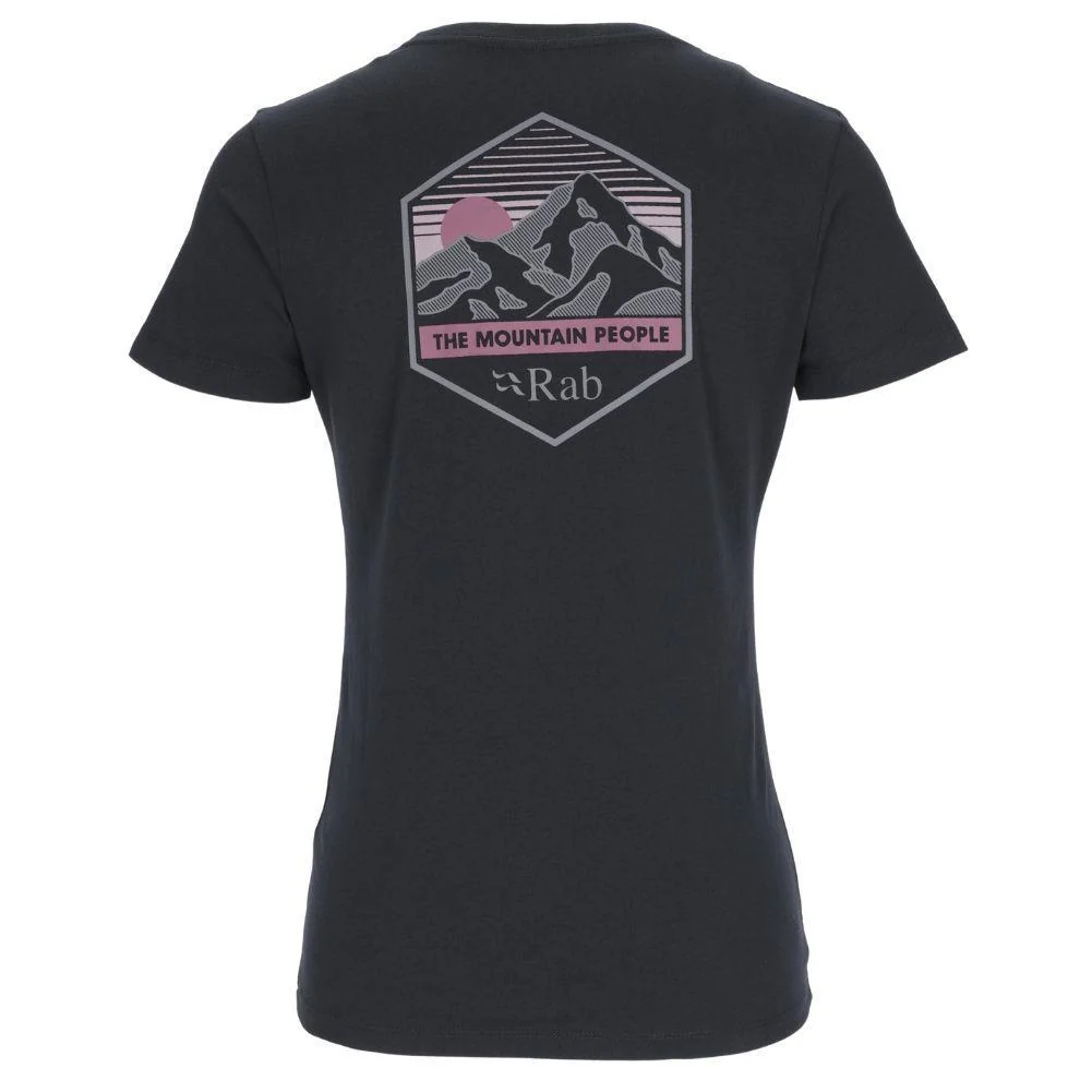 RAB Women's Stance Mountain Peak Tee (Beluga) - Image 2