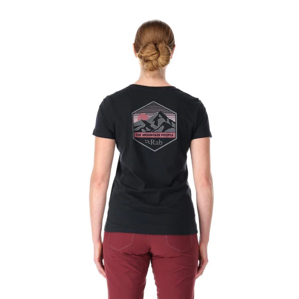 RAB Women's Stance Mountain Peak Tee (Beluga) - Image 4