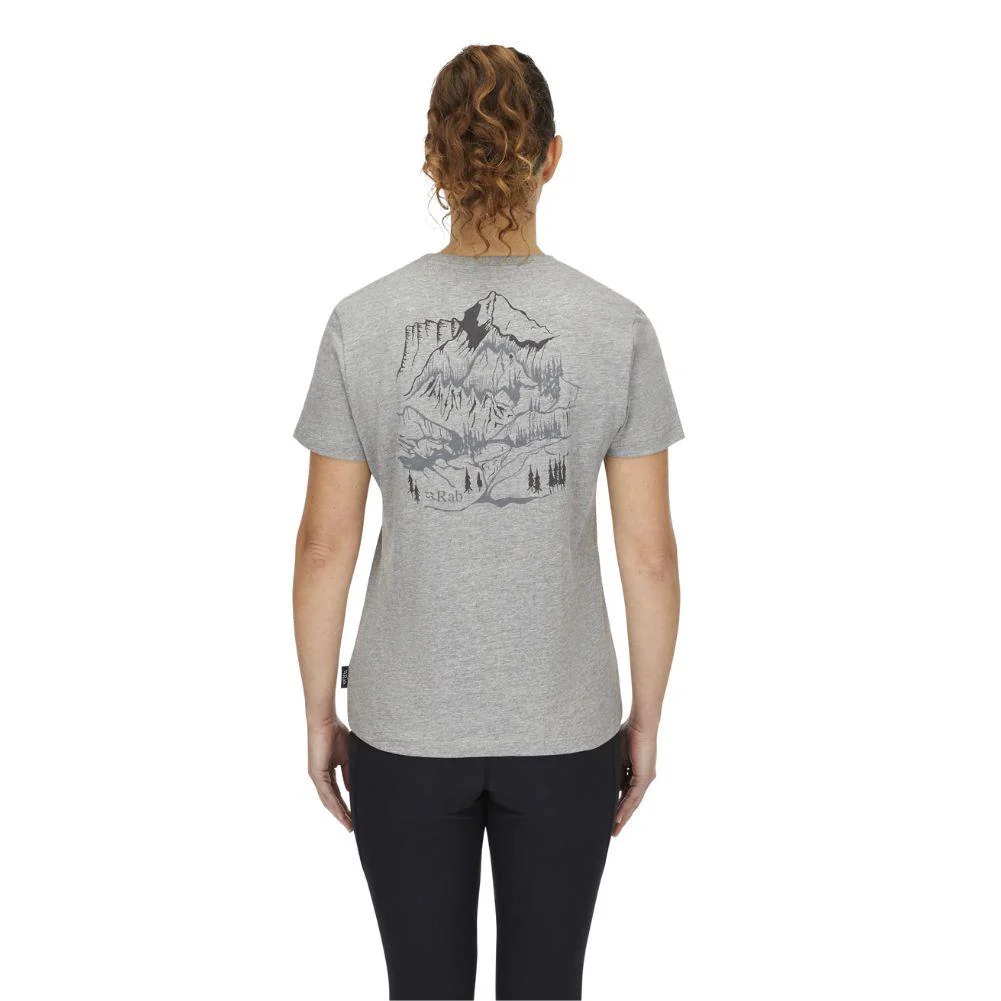 Rab Women's Tuku Ridge Tee (Grey Merl) - Image 5