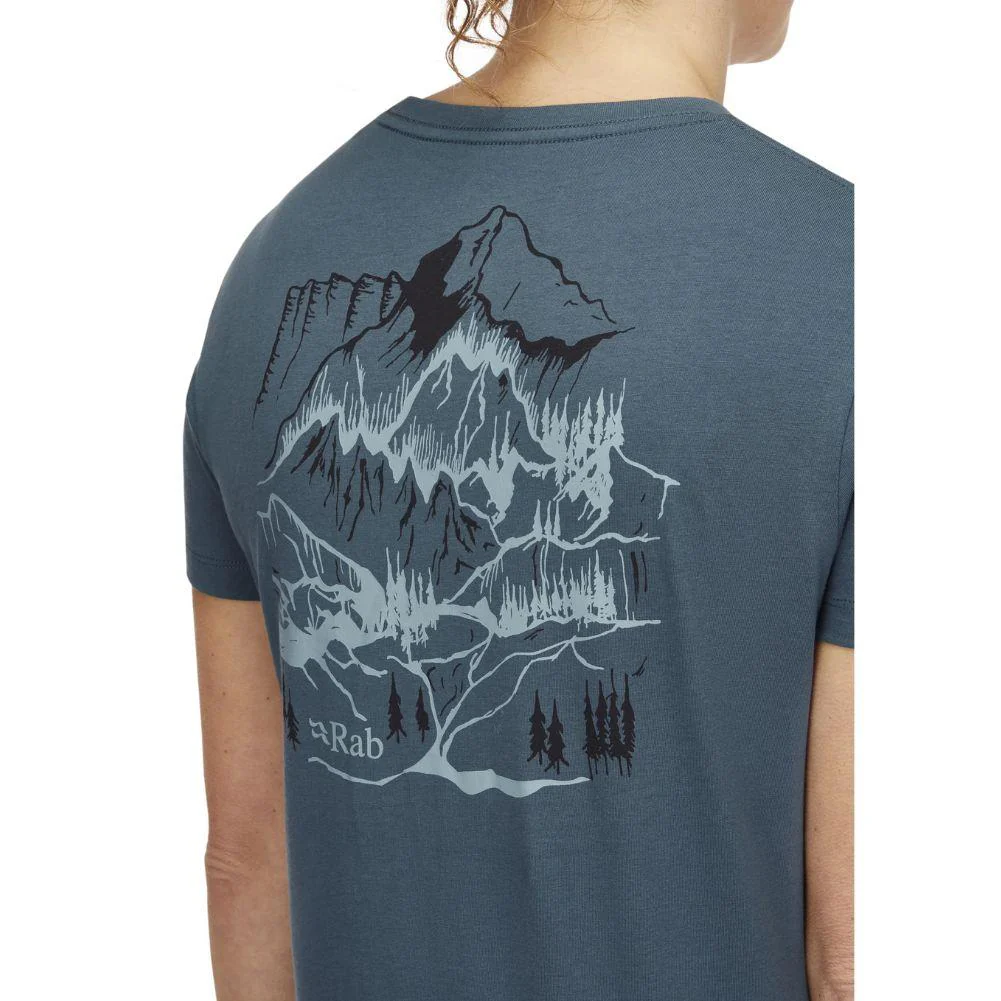 Rab Women's Tuku Ridge Tee (Orion Blue) - Image 8