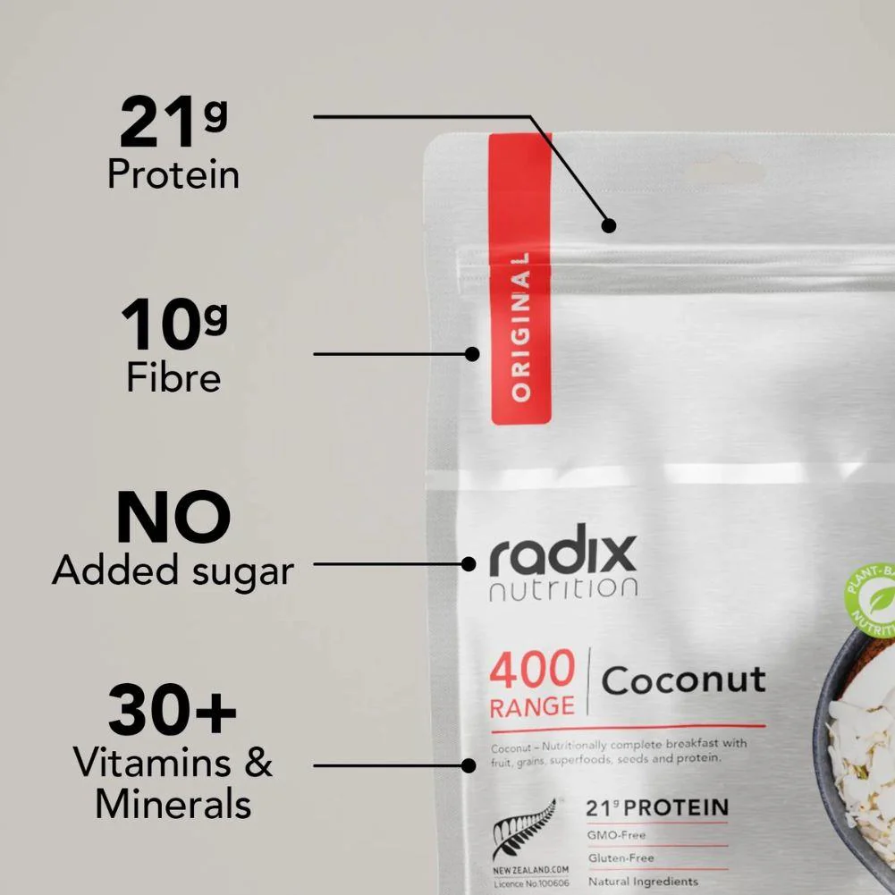Radix Nutrition Original Breakfast v9.0 - 400Kcal (Coconut) - Image 3
