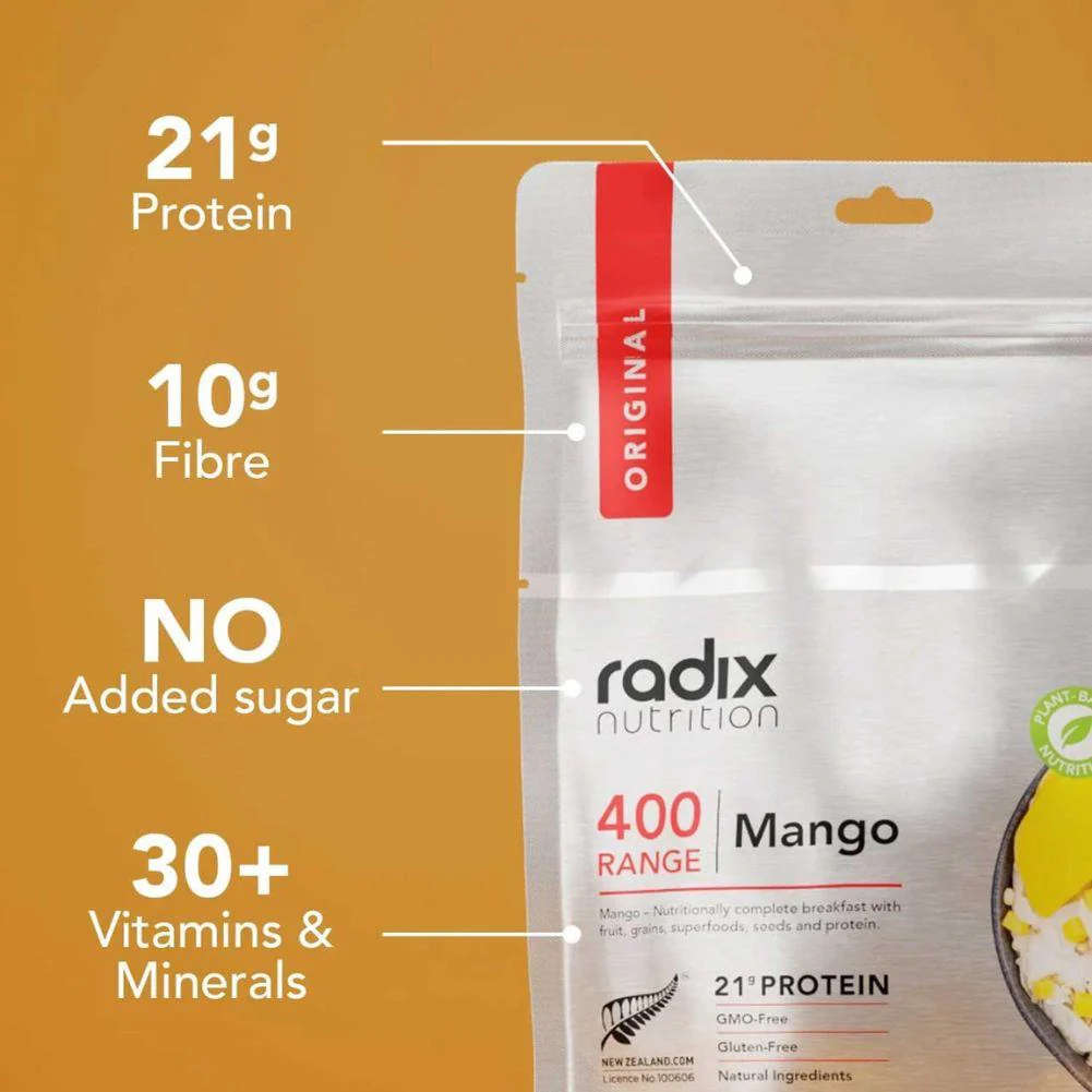 Radix Nutrition Original Breakfast v9.0 - 400Kcal (Mango) - Image 3
