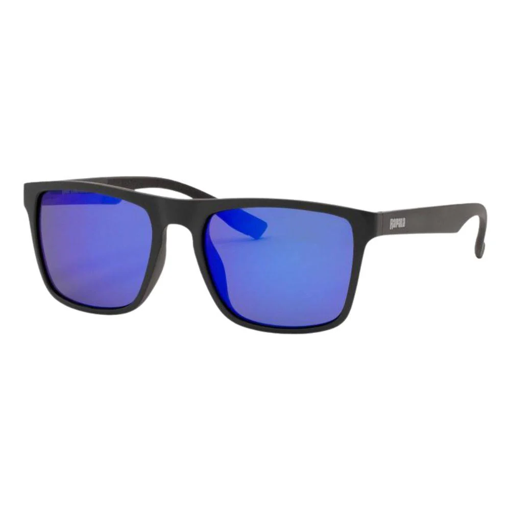 Rapala Urban Vision Gear Sunglasses (Matte Dark Grey Frame) (Blue Mirror Lens) - Image 2