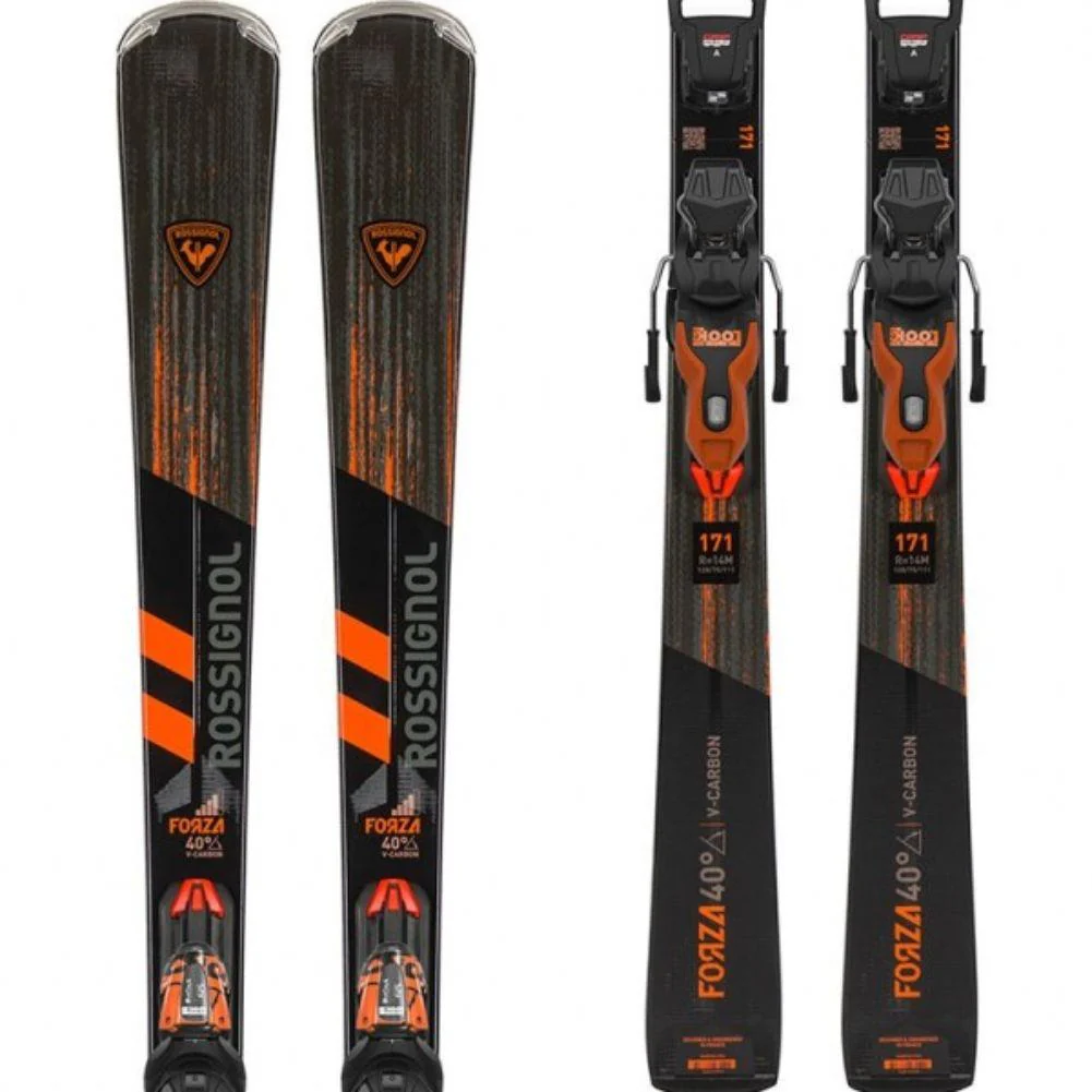 Rossignol Forza 40V Carbon Skis & Xpress 11 GW Bindings (2024) - Image 2