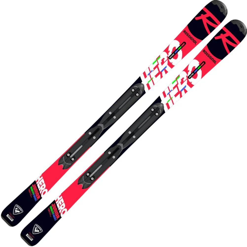 Rossignol Hero Junior Multi-Event Skis - 130cm & Look Xpress 7 GW B83 Bindings - Image 2