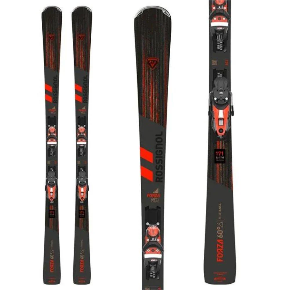 Rossignol Men's Forza 60D V-TI Skis & SPX 12 Konect GW Bindings - Image 3
