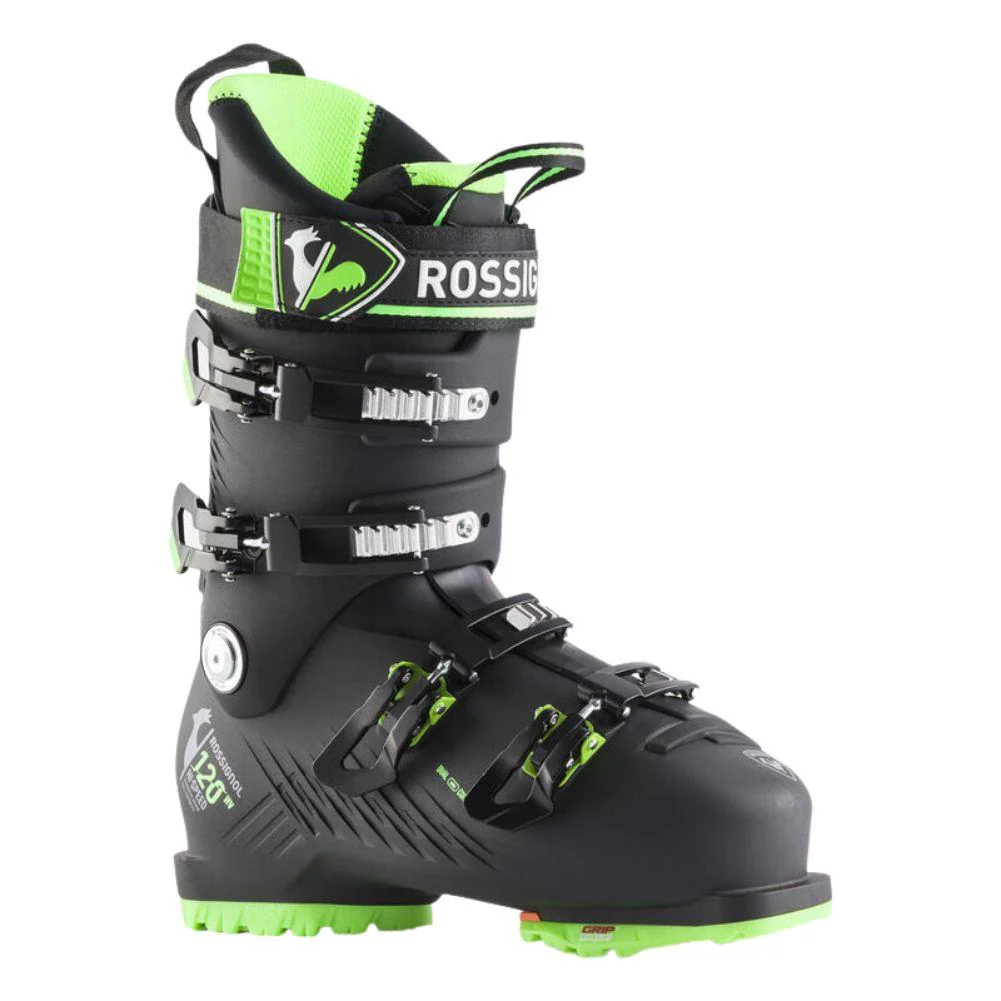 Rossignol Men's Hi-Speed 120 HV Grip Walk Ski Boots (Black/Green)