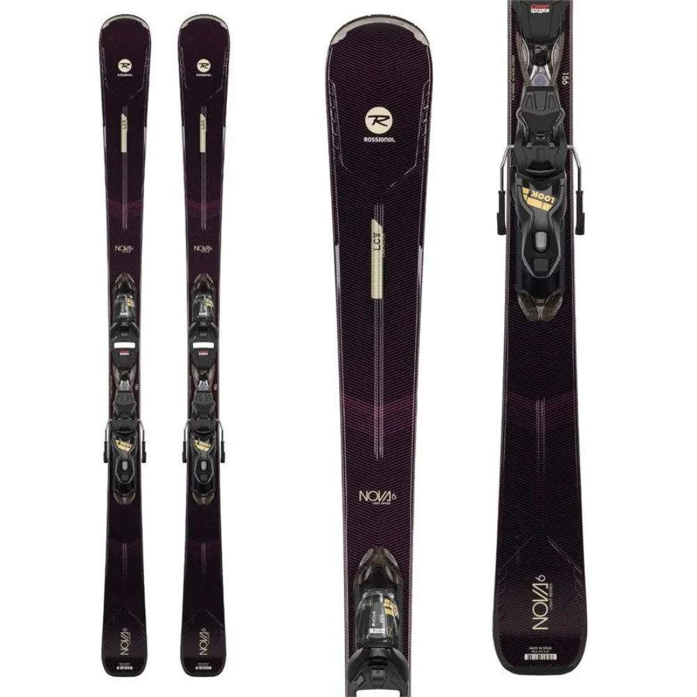 Rossignol Women's Nova 6 Skis + Xpress 11 GW Bindings (2023)