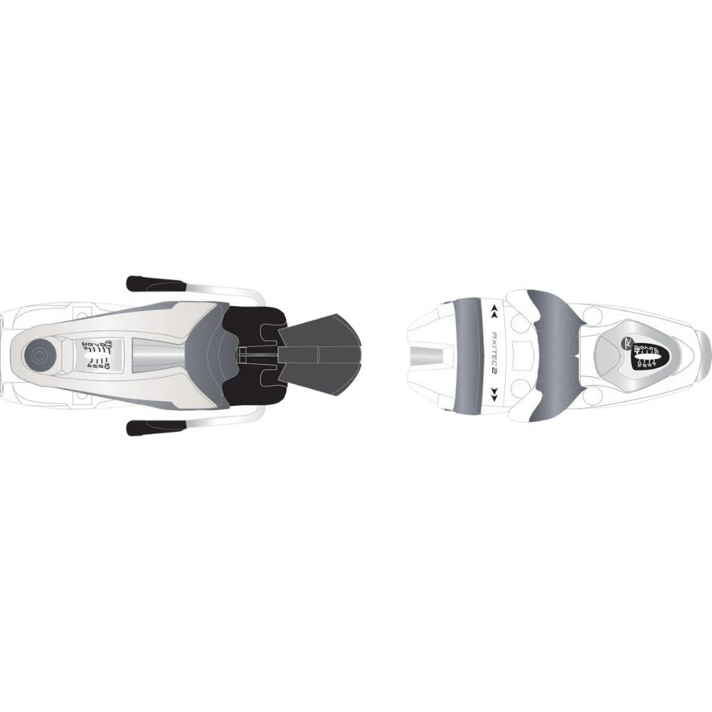 Rossignol Women's Saphir 110 B93 Ski Binding (White/Black) - Image 2