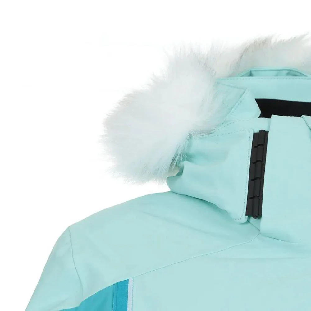 Rossignol Women's Ski Jacket - 10 UK (Blue Stencil) - Image 3