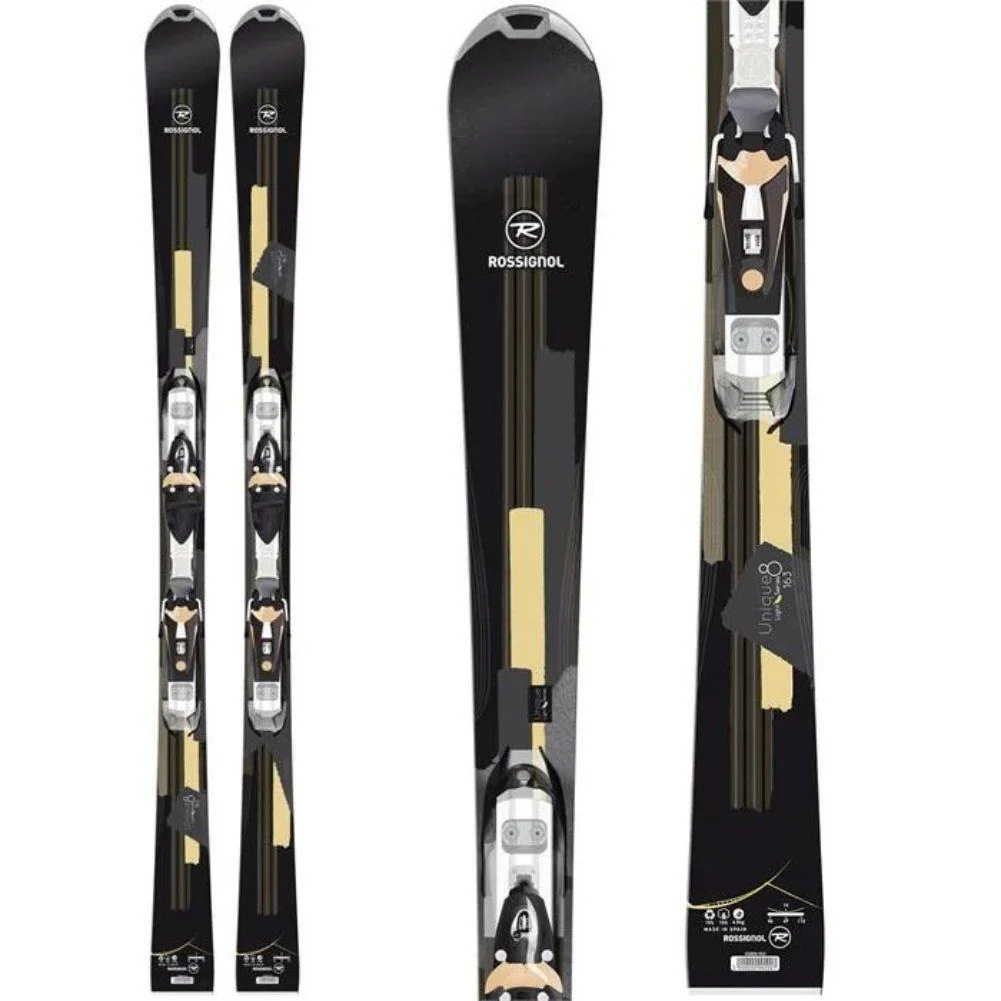 Rossignol Women's Unique 8 Skis + Saphir 110 WTPI2 Binding - 163cm