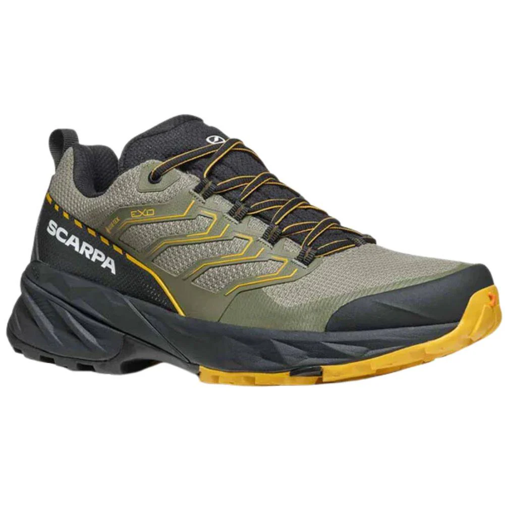 Scarpa Men's Rush 2 GTX Walking Shoes (Moss/Sulphur)