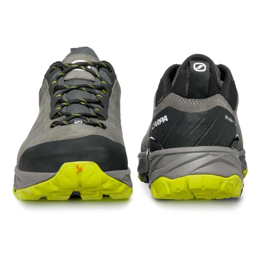 Scarpa Men's Rush Trail GTX Walking Shoe (Titanium/Lime) - Image 4