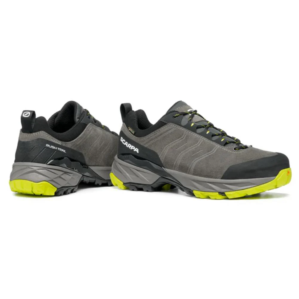 Scarpa Men's Rush Trail GTX Walking Shoe (Titanium/Lime) - Image 6