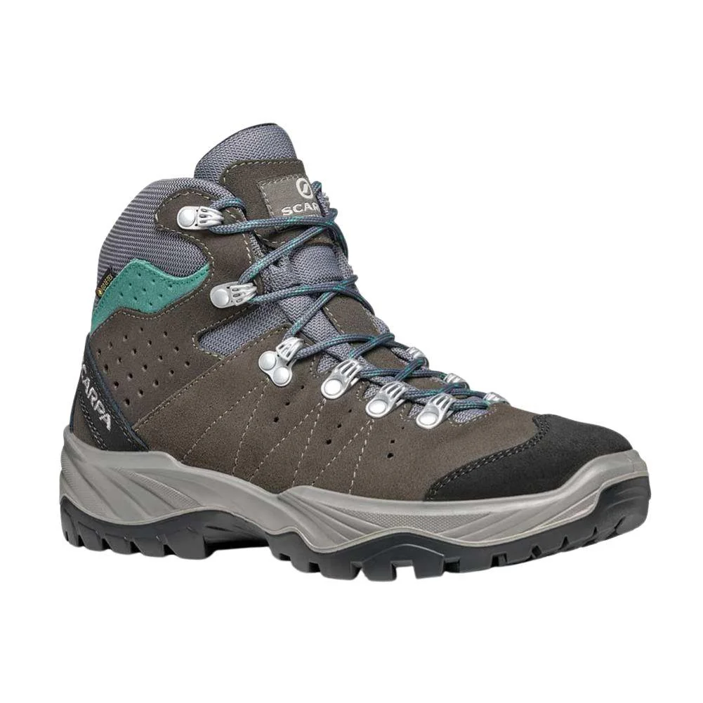 Scarpa Women's Mistral GTX WP Walking Boots - Lightweight Hiking Boots (Smoke/Lagoon)