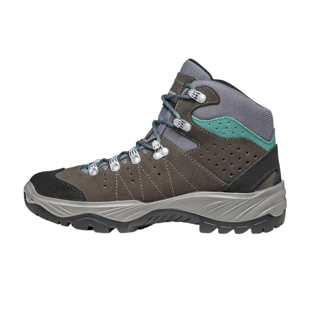 Scarpa Women's Mistral GTX WP Walking Boots - Lightweight Hiking Boots (Smoke/Lagoon) - Image 2