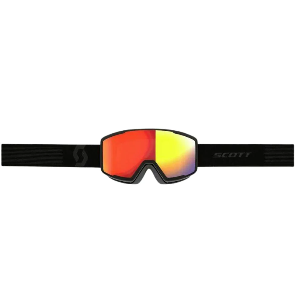 Scott Factor Pro Snow Sports Goggles (Mineral Black/Enhancer Red Chrome) - Image 2