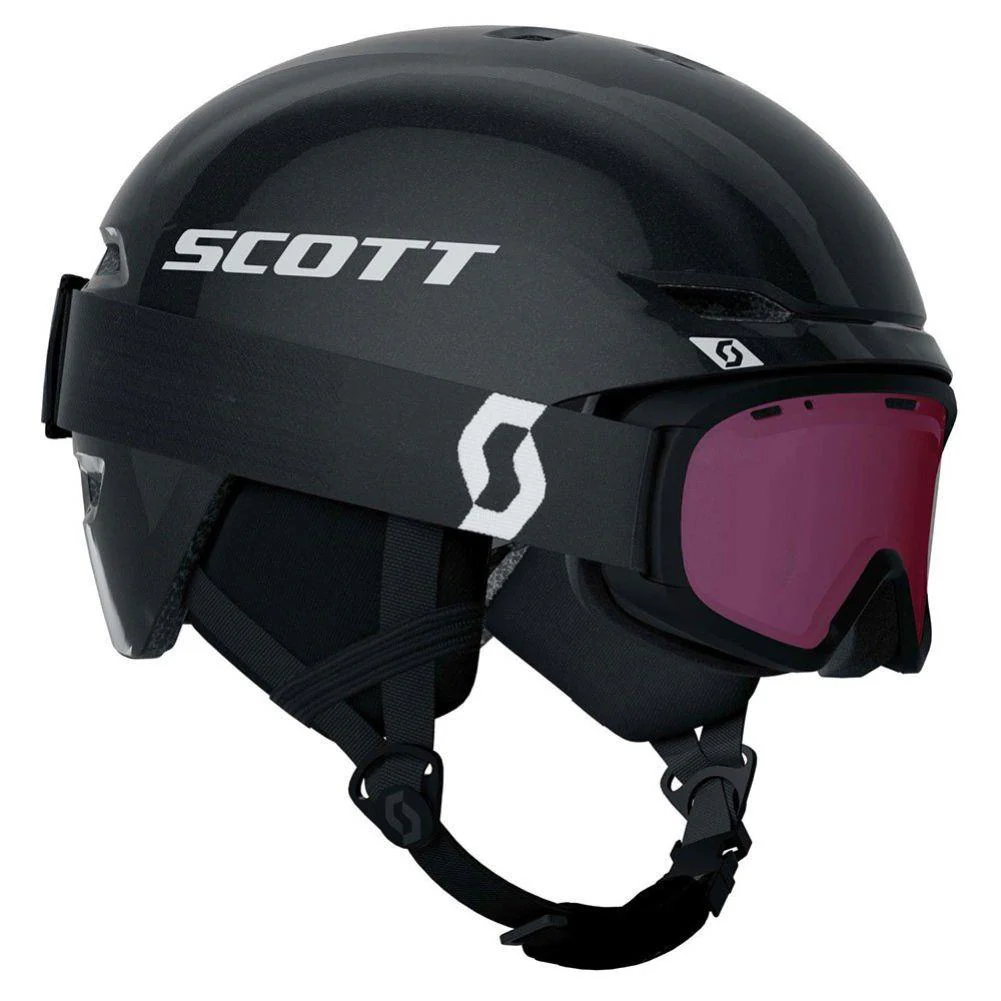 Scott Keeper 2 Junior Helmet + Junior Witty Goggle - Helmet & Goggle Package (Granite Black) 2024