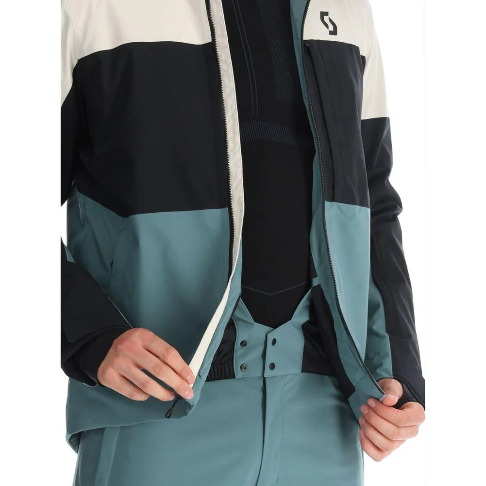 SCOTT Men's Ultimate Dryo 10 Jacket (Frozen Blue/Dust White) - Image 5