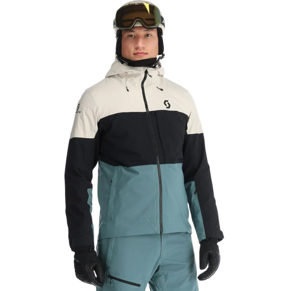 SCOTT Men's Ultimate Dryo 10 Jacket (Frozen Blue/Dust White) - Image 6
