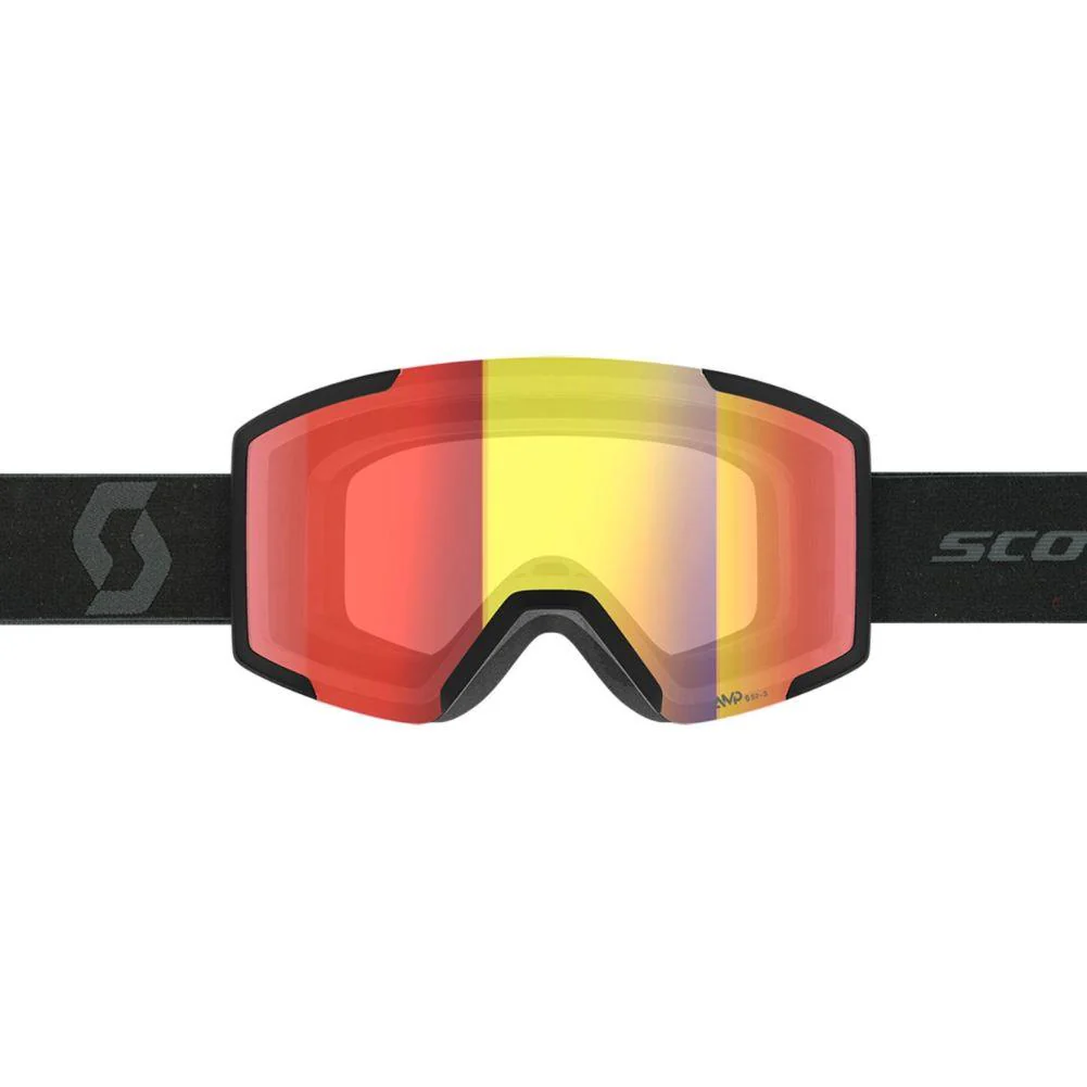 SCOTT Shield Light Sensitive Snow Sports Goggle (Mineral Black/AMP LS Red Chrome S2-3) - Image 2