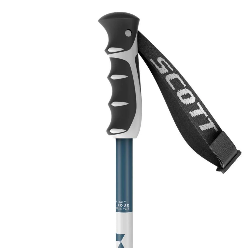 Scott Sun Valley Ski Poles (Retro Blue-Red) - Image 3