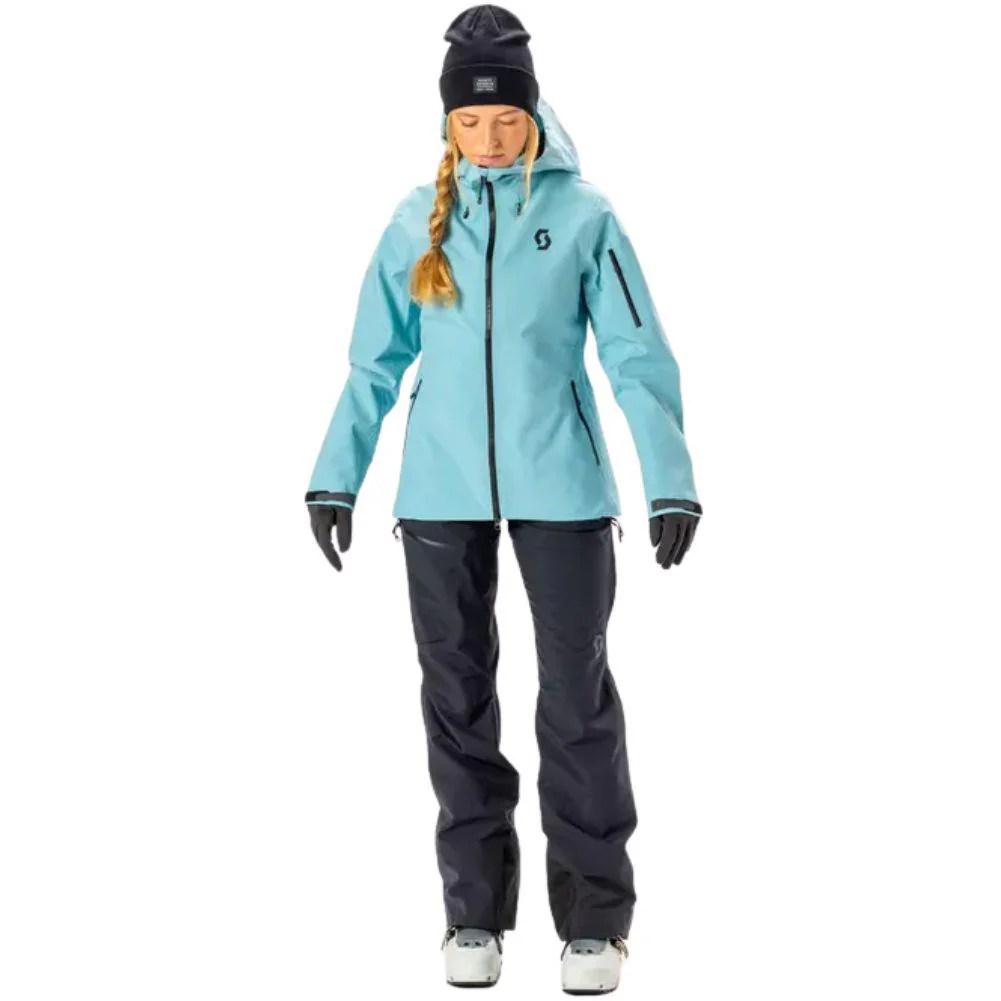 SCOTT Women's Explorair 3 Layer Snow Sports Jacket (Frosty Blue) - Image 4
