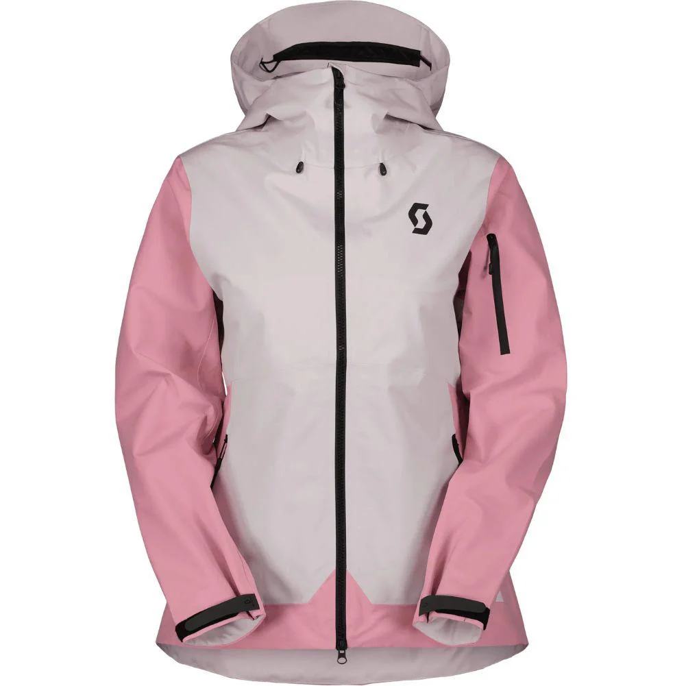 SCOTT Women's Explorair 3 Layer Snow Sports Jacket (Paradise Pink/Bliss Pink)