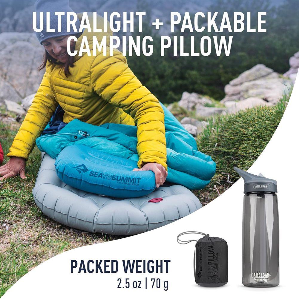 Sea To Summit Aeros Ultralight Pillow - Large (Grey) - Image 5