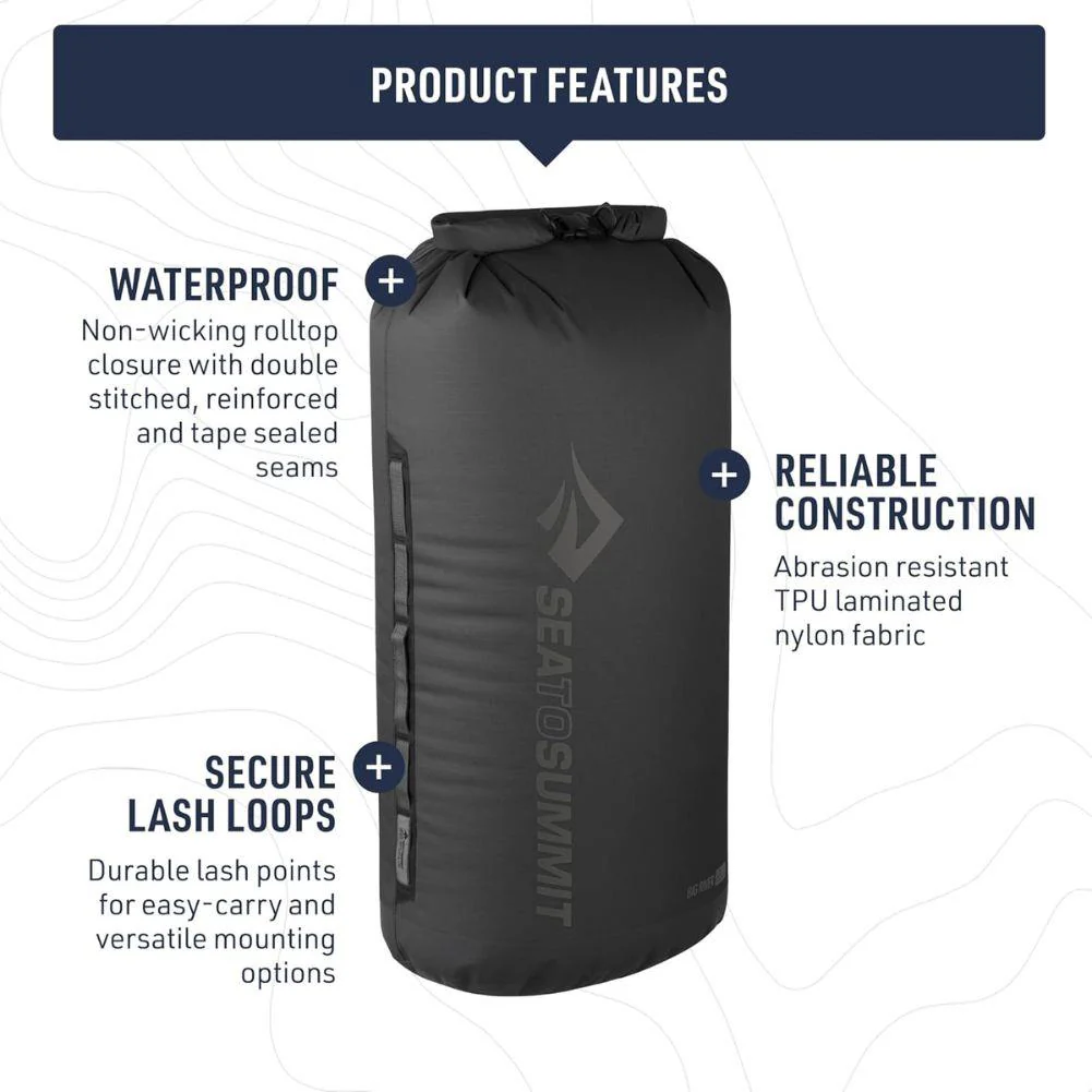 Sea to Summit Big River Dry Bag 65L (Dull Gold) - Image 8