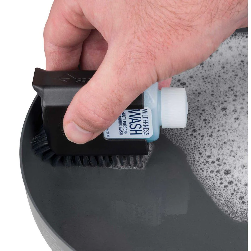 Sea to Summit Camp Kitchen Pot Scrubber and Soap (Black) - Image 5