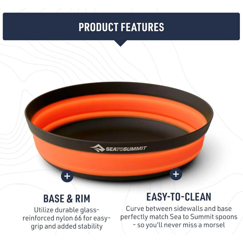 Sea to Summit Frontier UL Collapsible Bowl - Medium (Aqua Sea Blue) - Image 5