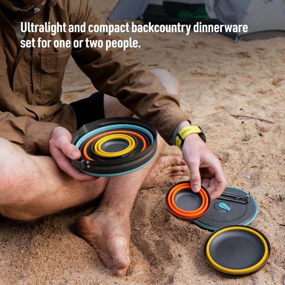 Sea To Summit Frontier Ultralight Collapsible Dinnerware Set (3 Piece) - Image 4