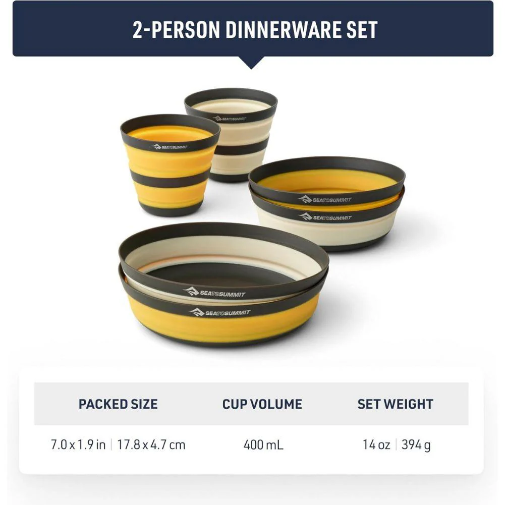 Sea To Summit Frontier Ultralight Collapsible Dinnerware Set (6 Piece) - Image 5