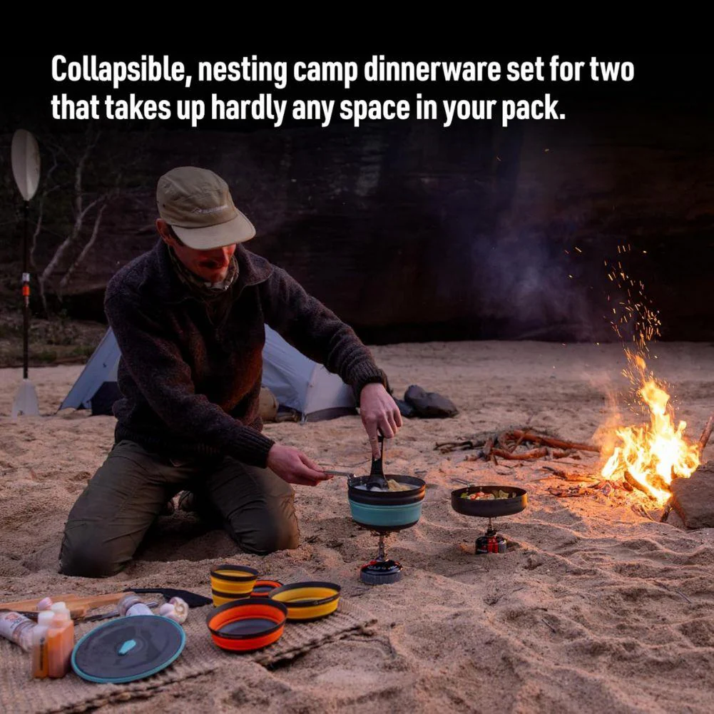 Sea To Summit Frontier Ultralight Collapsible Dinnerware Set (6 Piece) - Image 8