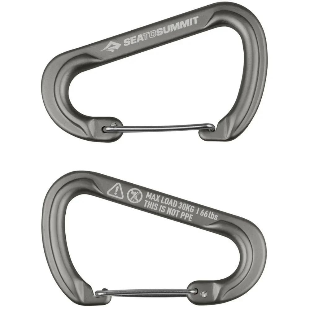 Sea To Summit Large Accessory Carabiners (Titanium)