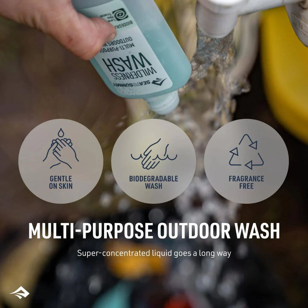 Sea To Summit Multi-Purpose Wilderness Wash 250ml - Image 6