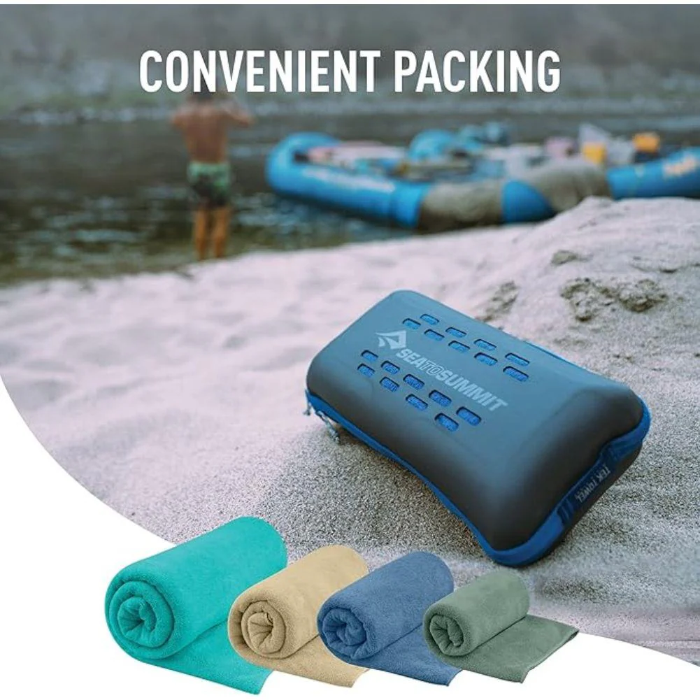 Sea To Summit Tek Microfibre Towel - Large (Moonlight Blue) - Image 5