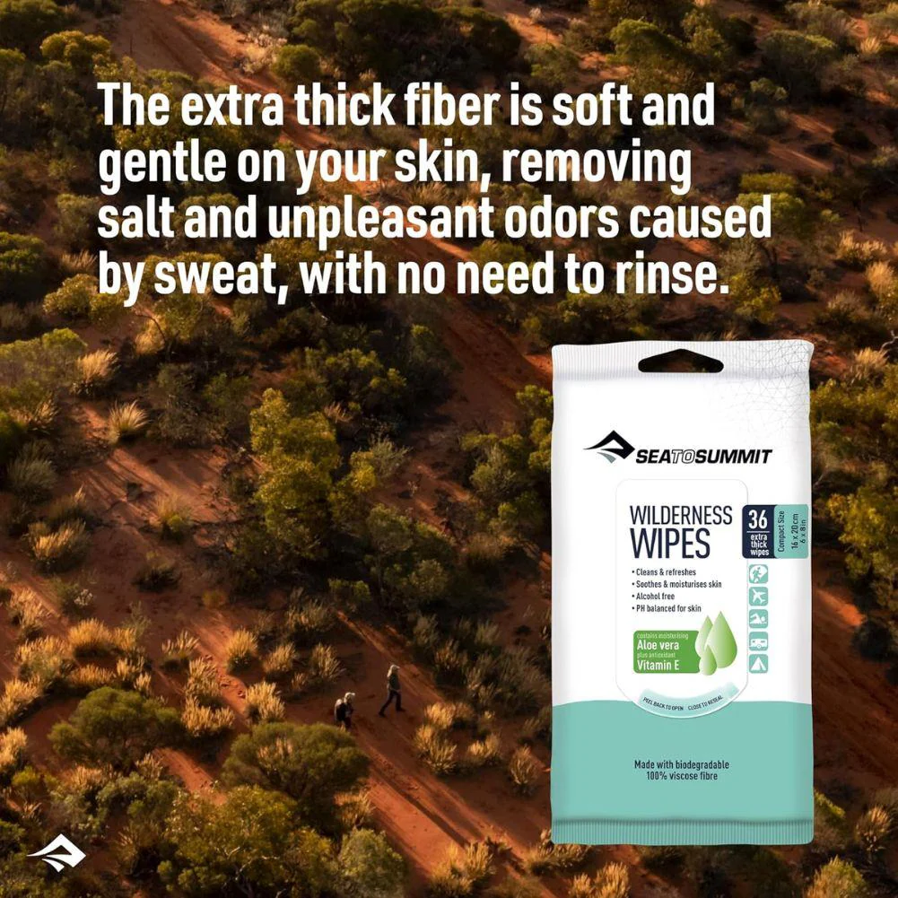 Sea To Summit Wilderness Wipes Compact - 12 Wipes - Image 4