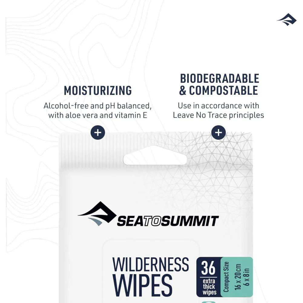 Sea To Summit Wilderness Wipes Compact - 12 Wipes - Image 7