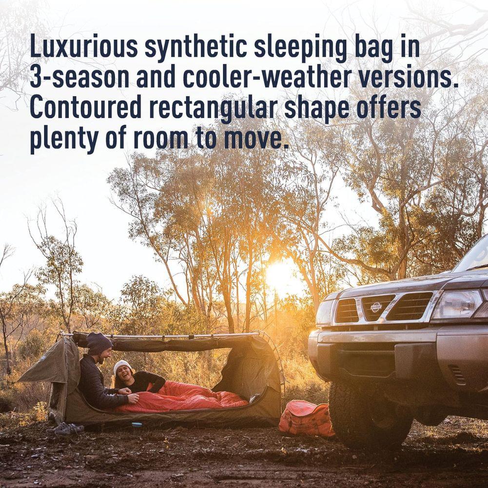 Sea To Summits Basecamp III Synthetic Sleeping Bag (Dark Red/Red) - Image 13