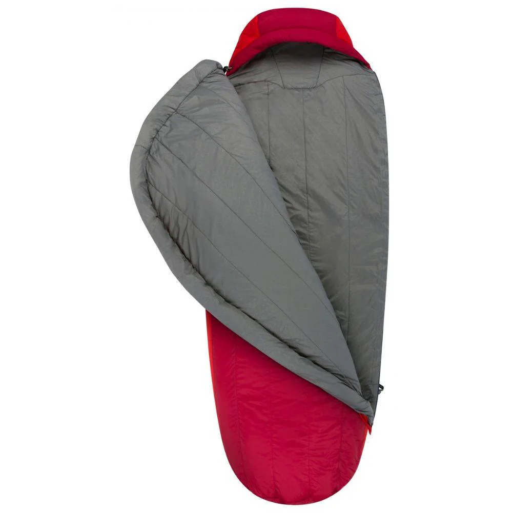 Sea To Summits Basecamp III Synthetic Sleeping Bag (Dark Red/Red) - Image 4