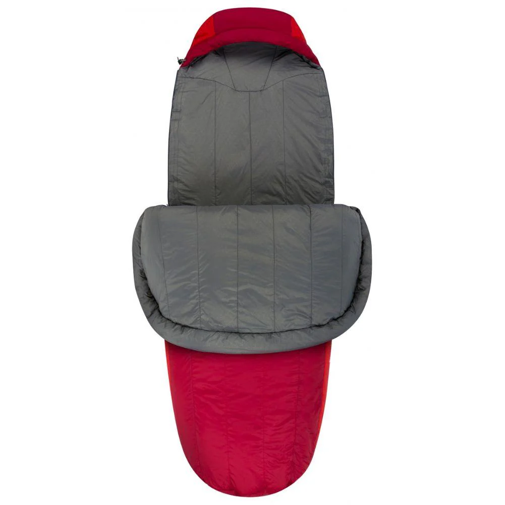 Sea To Summits Basecamp III Synthetic Sleeping Bag (Dark Red/Red) - Image 5