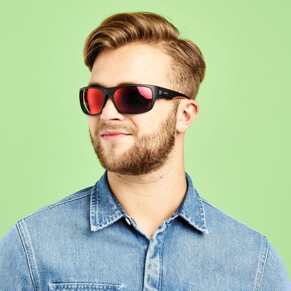 Sinner Bruno Sport Sunglasses (Black/Red) - Image 4