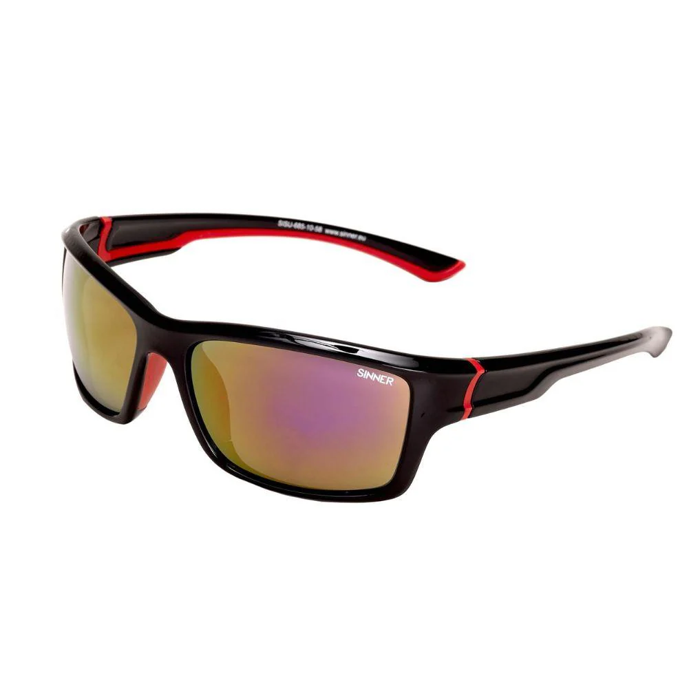 Sinner Cayo Sport Sunglasses (Black/Red)