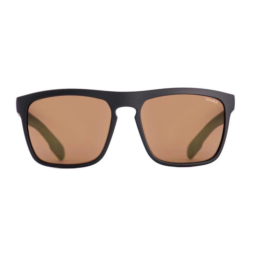 Sinner Thunder X Sunglasses (Black) (Goldcoloured Mirror Lens) - Image 3