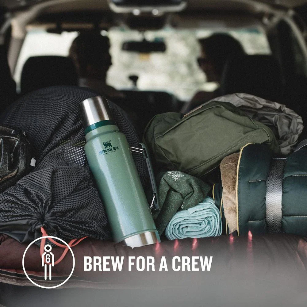 Stanley Classic Legendary Thermal 1.4L Flask (Hammertone Green) - Image 6