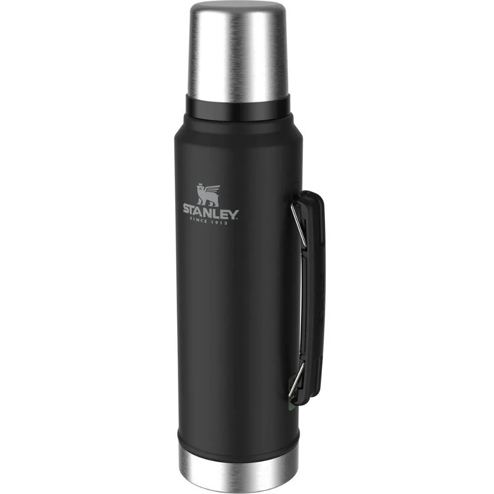 Stanley Classic Legendary Thermal 1L Flask (Matte Black Pebble) - Image 2