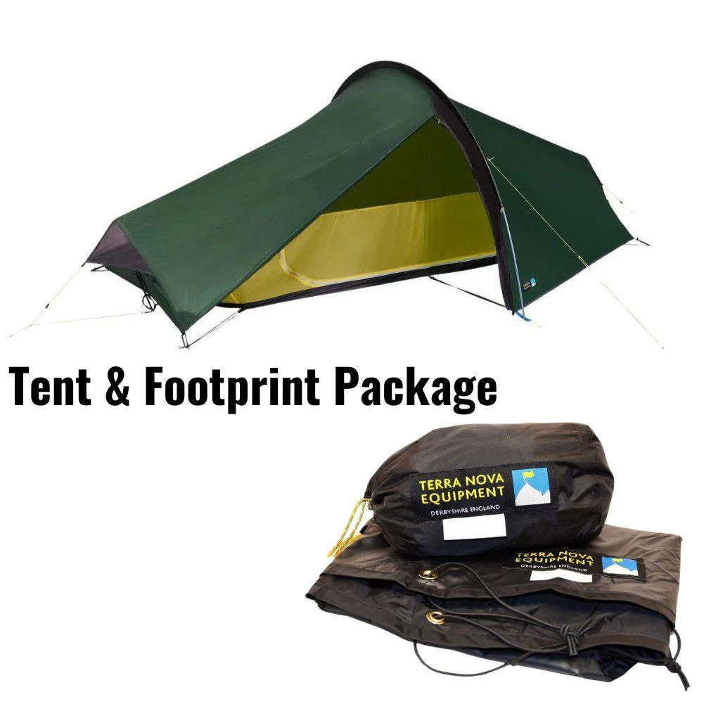 Terra Nova Laser Compact 1 Tent + Footprint Package